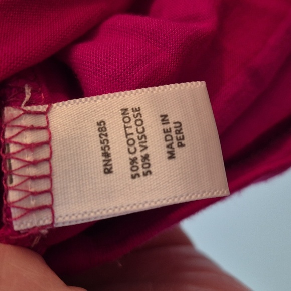 Express Y2K Going Out Top V Back Tie Metalic Rhinestone Embellished Fushia - Picture 5 of 5